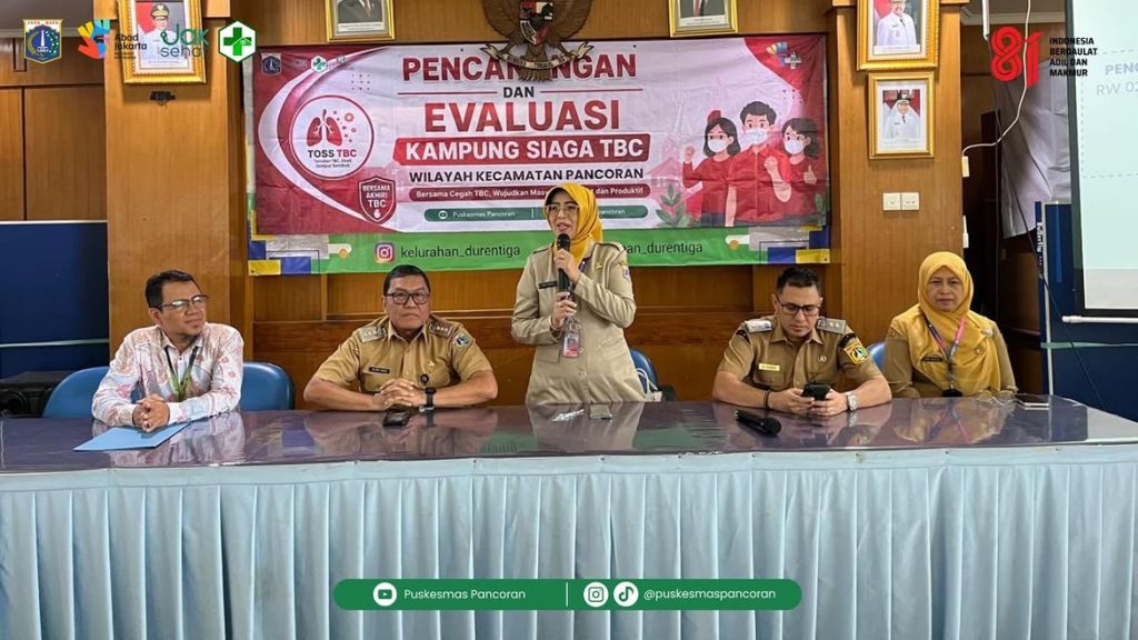 Puskesmas Pancoran Melaksanakan Pencanangan Dan Evaluasi Kampung Siaga TBC Di Kelurahan Duren Ti 1024x576